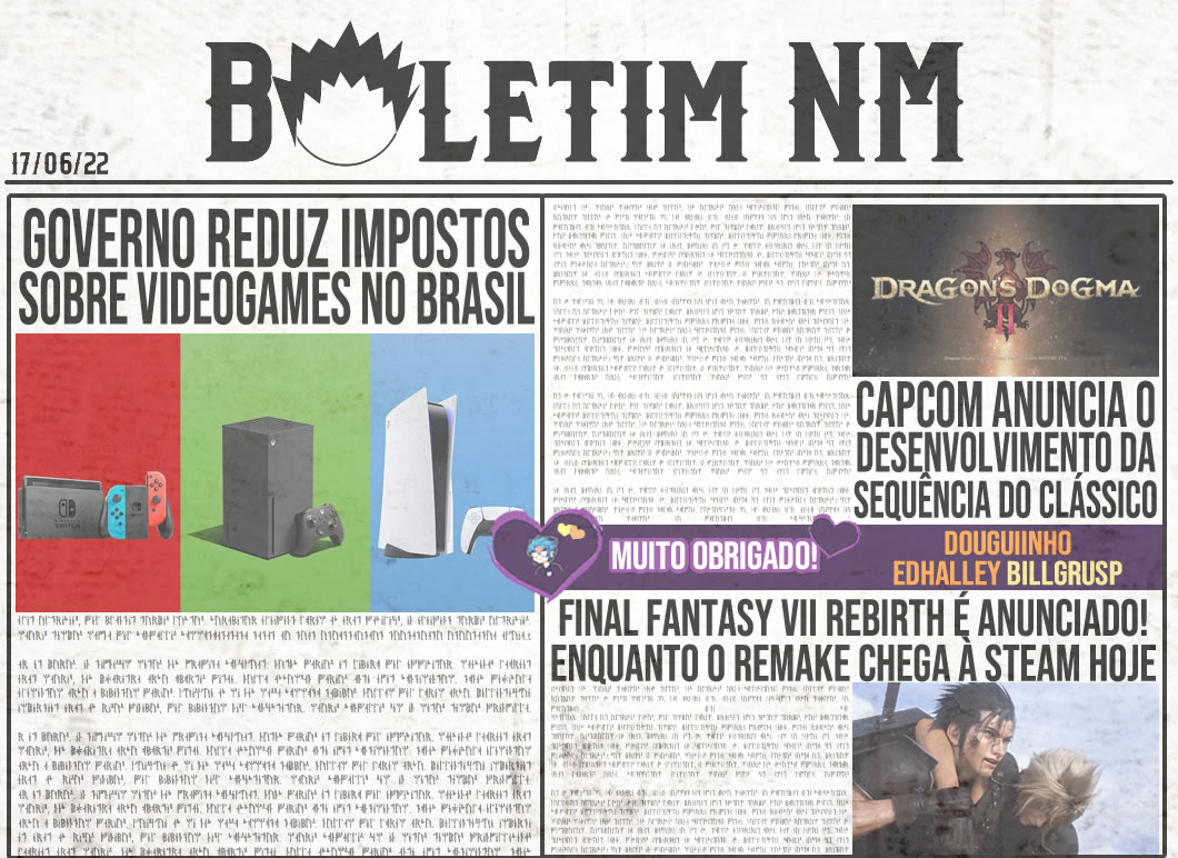 Boletim NM 17/06/22  GTFO grátis pra jogar! Batman Azteca anunciado pela  HBO! E mais!